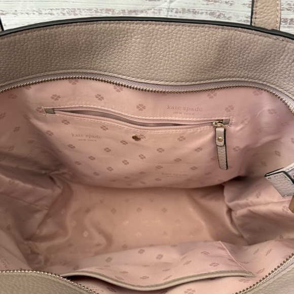 Kate Spade Rose Smoke Leather Tote - Picture 6 of 14